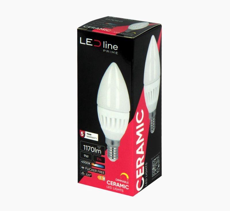 Ampoule LED E14 9W anti-scintillement pour remplacer halogène