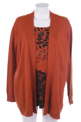 HELENA VERA Pullover Strick 2XL orange