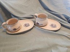 Home and Garden Party soup mug and sandwich pkate