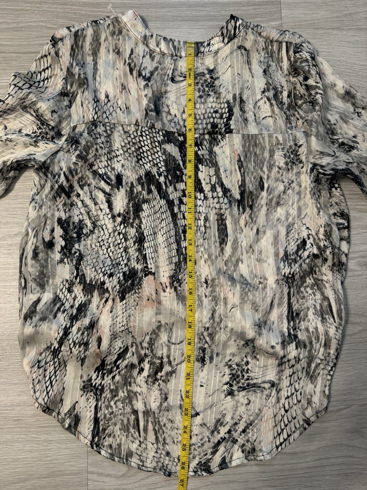 Olivia Graye Snakeskin Python Shimmer Crossover T… - image 14