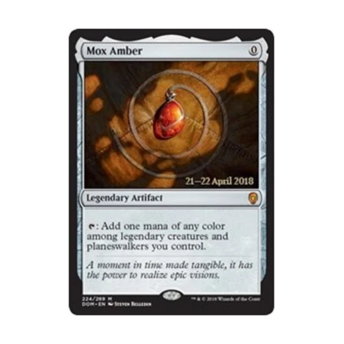 WOTC MtG Prerelease Promos Mox Amber (P) (Foil) NM