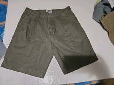 Cherokee Khaki Pleated Gray Shorts Men's Size 32