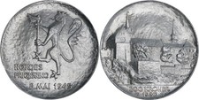 Norway: 200 Kroner silver 1980 (Liberation) - UNC