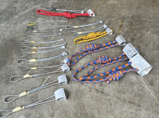 Aluminum Climbing Nuts/Chocks Set Wired Stoppers and Hex Pieces Protection