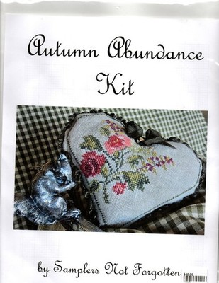 Samplers Not Forgotten Autumn Abundance Kit Weeks Linen & Hand Dyed Threads