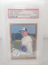 1988 Procards #1184 Mike Timlin Myrtle Beach Blue Jays PSA 9
