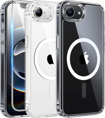 Klare MagSafe Hülle für iPhone 17E 17 Pro Max 16E 15 14 Stoßfest Magnet Cover