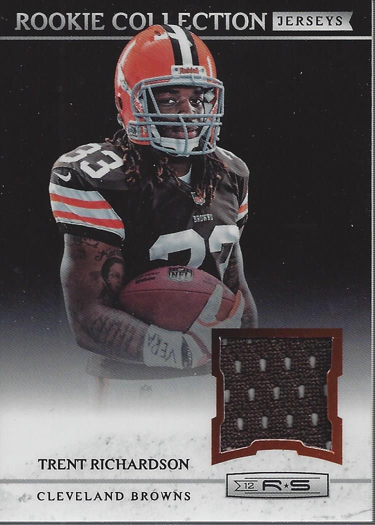 Trent Richardson Panini Rookies & Stars Rookie Collection Jersey #9 Base