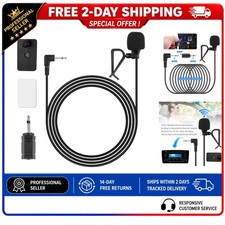 Car Microphone 3.5mm Plug Handsfree Dash Stereo Receiver Voice Recording
