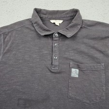 Calvin Klein Jeans Polo Shirt Mens XL Black Short Sleeve Golf