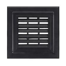8x8" Plastic Ventilation Grille Air Conditioning Grilles for HVAC, Black