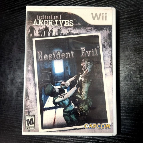 Resident Evil Archives (Nintendo Wii, 2009) Complete CIB w/ Manual Tested, Works