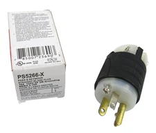 Pass & Seymour PS5266-X Straight Blade Plug 15A 125V 2P 3W Grounding NEMA 5-15P
