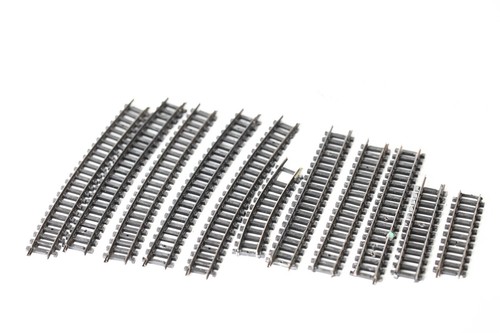 Arnold  Spur N   10 diverse  Gleise  gebogen + gerade  (330658) | Zustand: Gebraucht