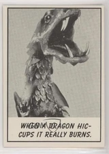 1963 Topps Monster Laffs When a Dragon Hic-Ups it Really Burns #45 0s4