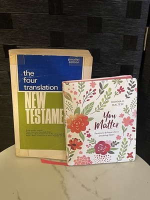 set of 2 books You matter and The Four Translation New Testament 1966