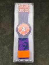 POP SWATCH "Fitness Club" 90's Mens/Ladies Sport Watch PWK162 MINT+BOX+N.Battery