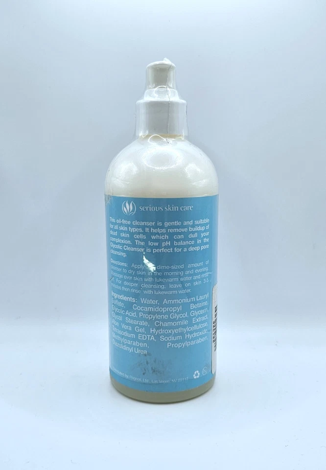 Serious SkinCare Limpiador Glicólico Fórmula de Limpieza Completa - 12 fl oz Foto 2 de 2
