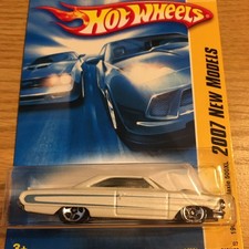 Hot Wheels 2007 18 1964 Ford Galaxie 500xl Kmart White Rare