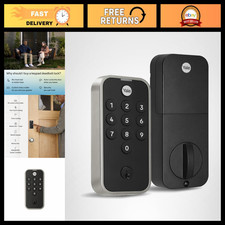 Keyless Entry Deadbolt Lock with Code Keypad, Satin Nickel Finish, Front Door Se