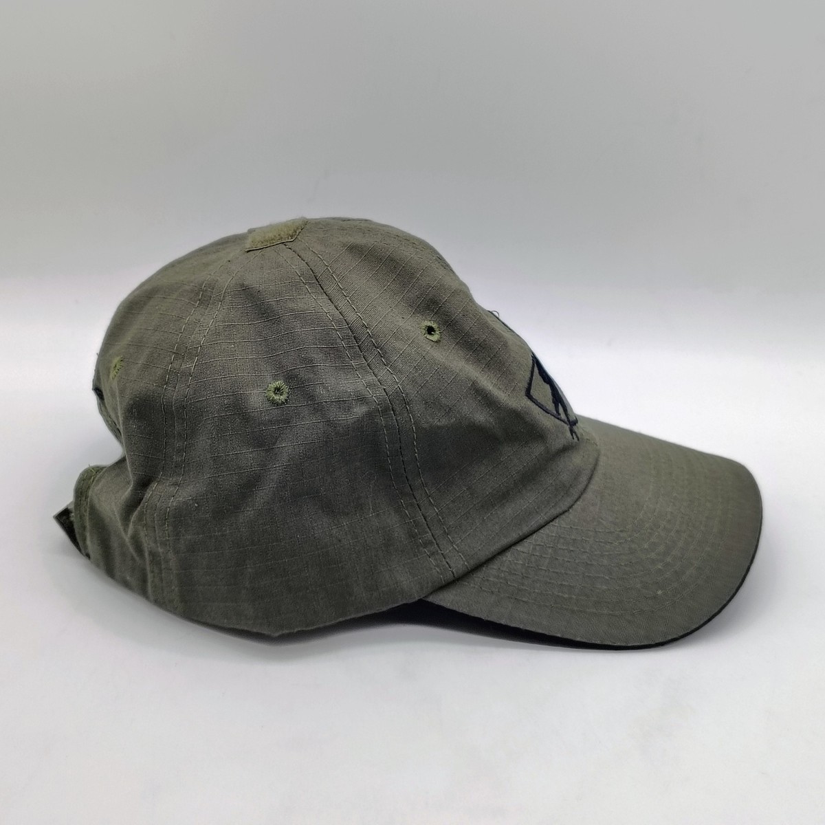 American Defense Manufacturing Adjustable Strapback Green Hat Ripstop One Size View 4