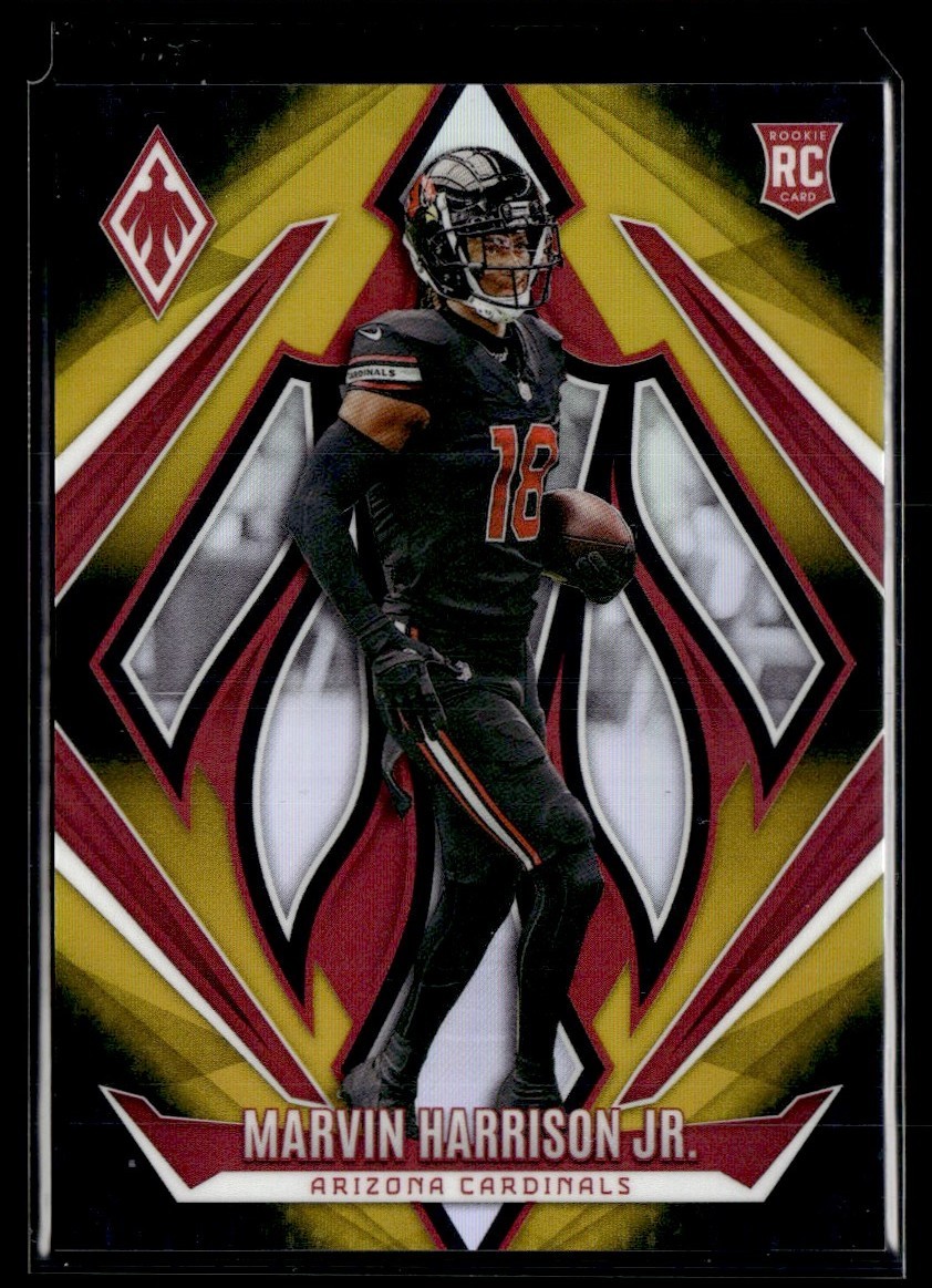 2024 Panini Phoenix Gold Fade Marvin Harrison Jr RC /125 Arizona Cardinals #226