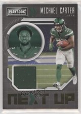 2021 Panini Playbook Next Up Jerseys Michael Carter #NXT-MCA 0jk3