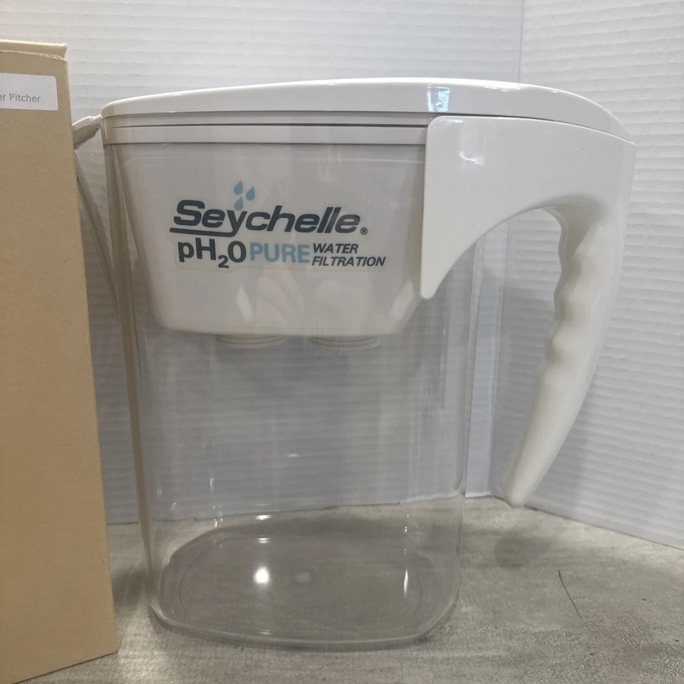 SEYCHELLE pH20 Pure Water Filtration. Pitcher Used. No Filters Included. - Image 2 of 4