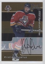 2002-03 ITG Be A Player Signature Series Gold Kristian Huselius #212 Auto 0c3