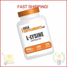 BulkSupplements.com L-Lysine HCl Capsules - Sports Nutrition Supplement, Lysine 