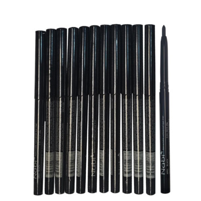 12Pcs  Retractable Waterproof Black Eyeliner (Wholesale Lot) Pencil