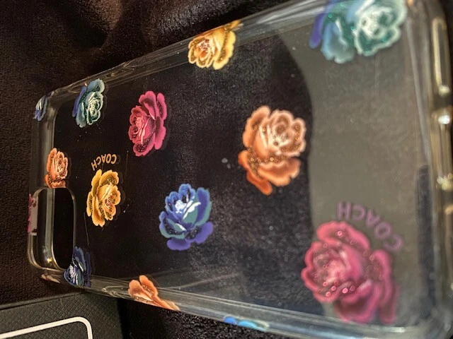 Coach Dreamy Peony Multicolor y Brillo - Funda Transparente iPhone 5.8" Para Apple iP Foto 2 de 4