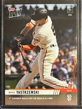 2019 Topps Now #553 Mike Yastrzemski San Francisco Giants RC