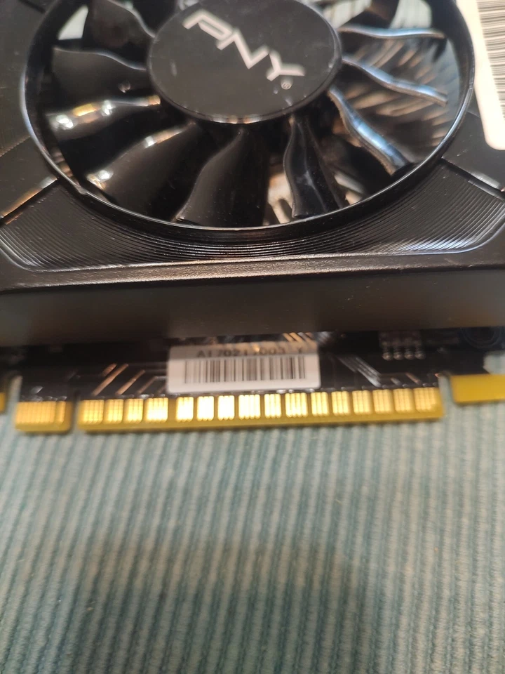 PNY NVIDIA GeForce GTX 1050 2GB GDDR5 DVI HDMI DP Graphics Card (VCGGTX10502PB) - Image 2 of 4