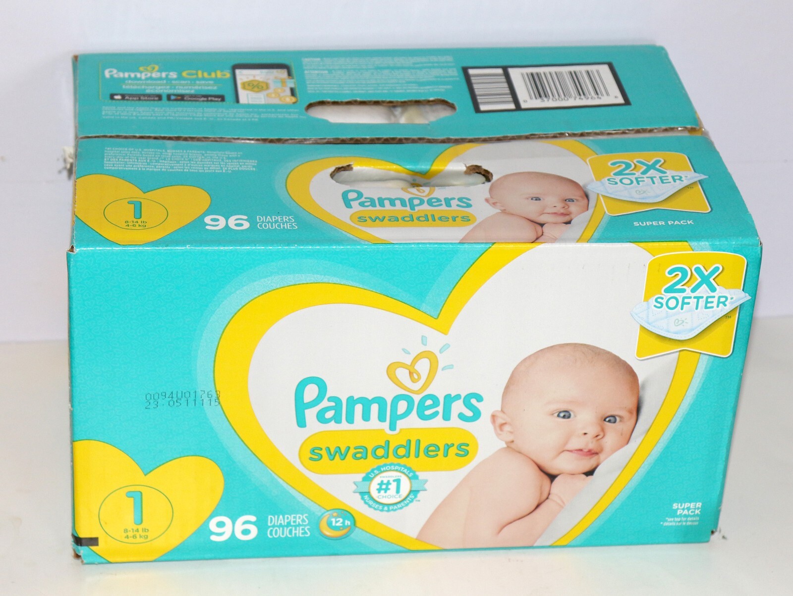 Swaddlers Size Pampers Swaddlers One Month Supply Pampers