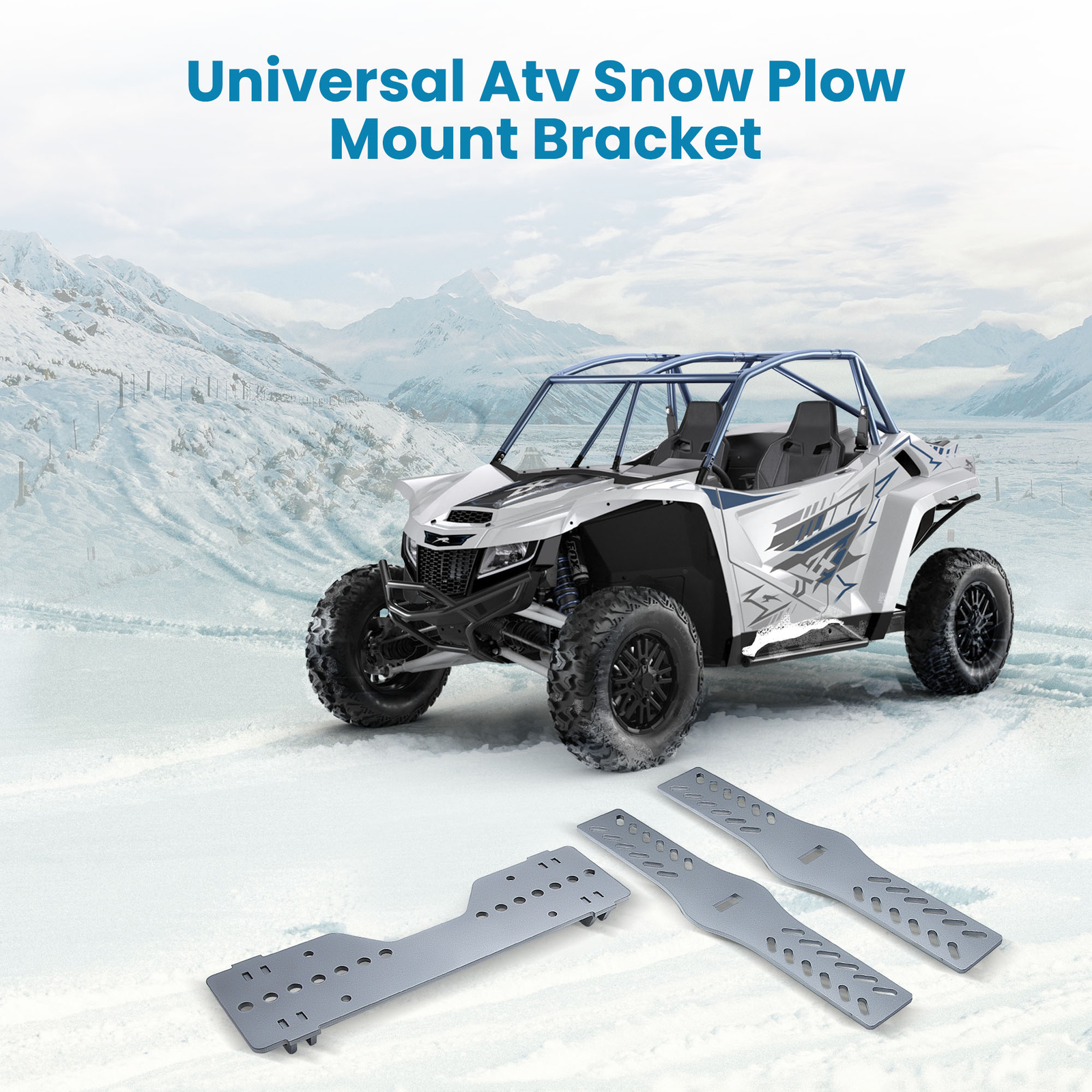 1 Pair Trail Universal Atv Snow Plow Mount For Arctic Cat 1000 105745