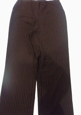 Nice EUC Liz Claiborne Career Dress Pants Womens Size 8 Brown Pinstripe Anissa