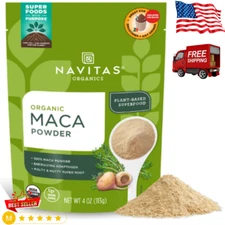 Navitas Organics Maca Powder – 100% Gelatinized Peruvian Maca Energize & Balance