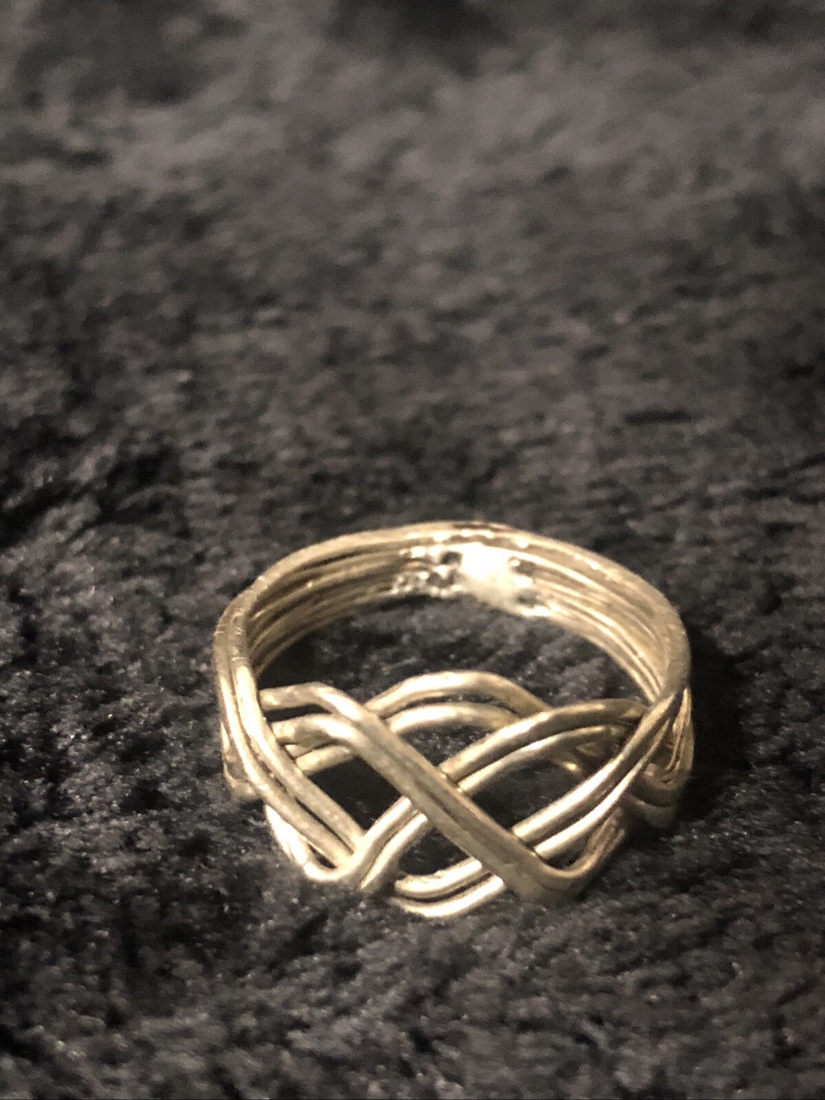 WOMAN’S HANDMADE SILVER WEAVED PATTERN ALL OCCASI… - image 3