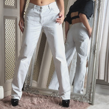 Versace Sport Vintage White Jeans Trousers Pants Bottoms Denim IT 44 UK 12 Large