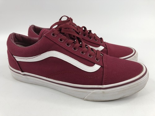 burgundy vans custom