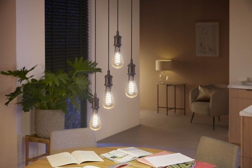 Philips Hue E27 Smarte LED Ambiente Leuchtmittel Kolben Warmweiß 300lm Bluetooth - Bild 7 von 8