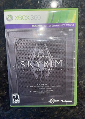 Elder Scrolls V: Skyrim Legendary Edition (Microsoft Xbox 360, 2013) Manual