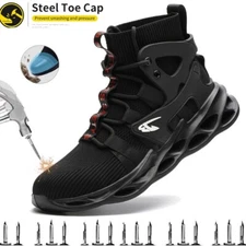 Botas de trabajo para hombre light Breathable sneakers Indestructible Mesh Shoes