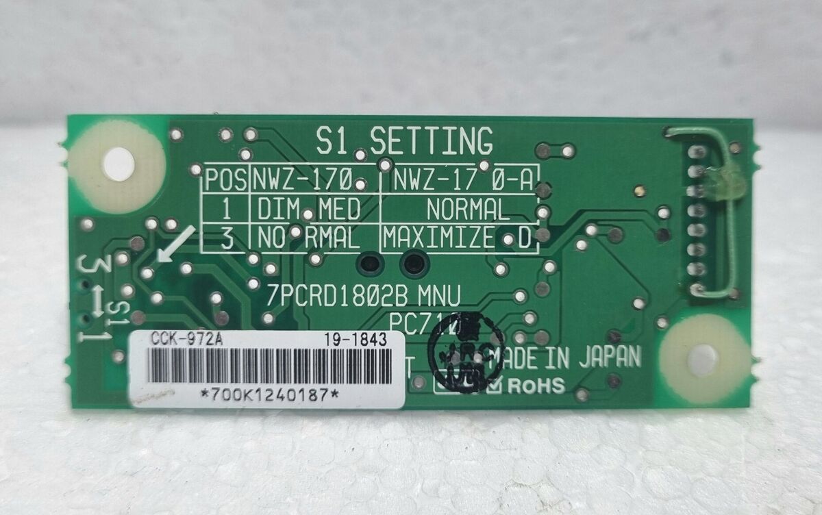 JRC CCK-972A LCD Circuit Board 19-1843 | eBay