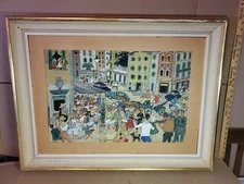 Navarrino NAVARRINI Oil / Board La Spezia Estate in Citta Abstract Impressionism