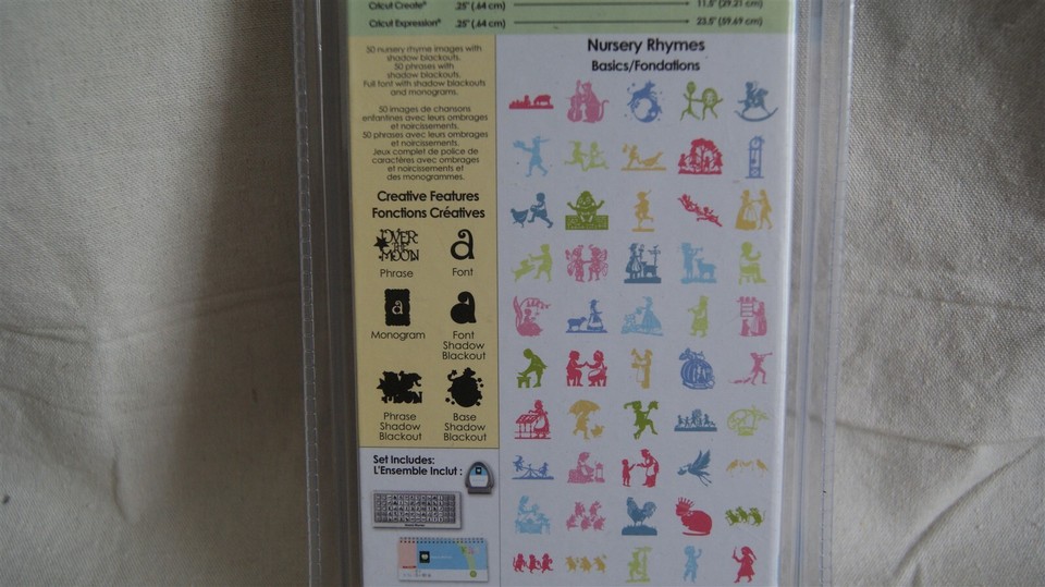 Cricut Cartridge NURSERY RHYMES BRAND NEW! NOT LINKED eBay