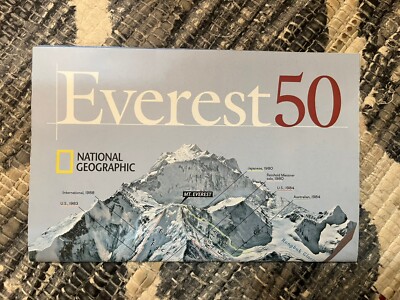National Geographic Society Folding Map: Everest 50 May 2003 Supplement
