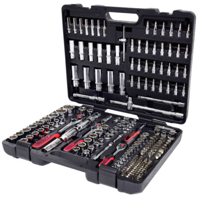 Chromeplus KS Tools 918.0795 1/4'' + 3/8'' + 1/2'', 195-Piece Compass Wrench Set