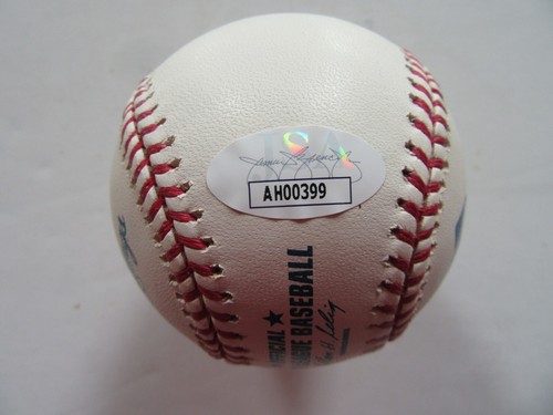 Baseball Nolan Ryan OML con 5714 K's & HOF 99 iscrizioni COA JSA ottime condizioni - Foto 7 di 11